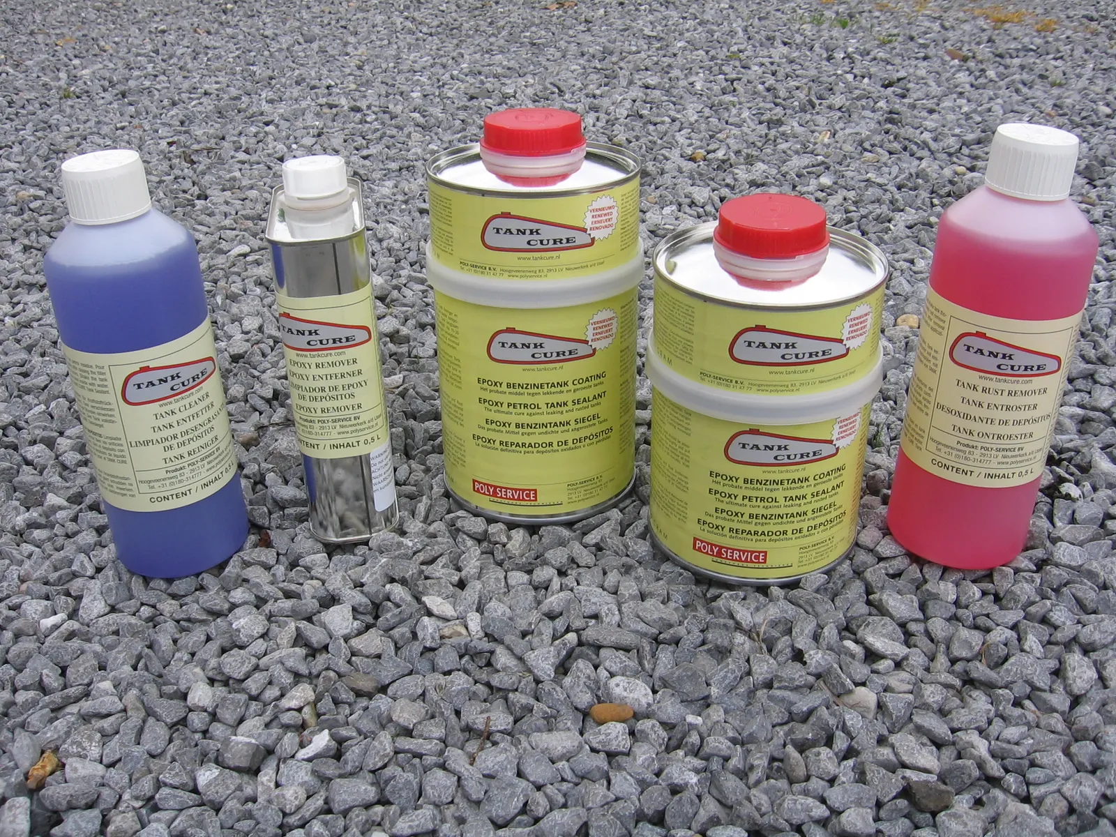 Fuel tank restoration with Tank Cure, photo 1